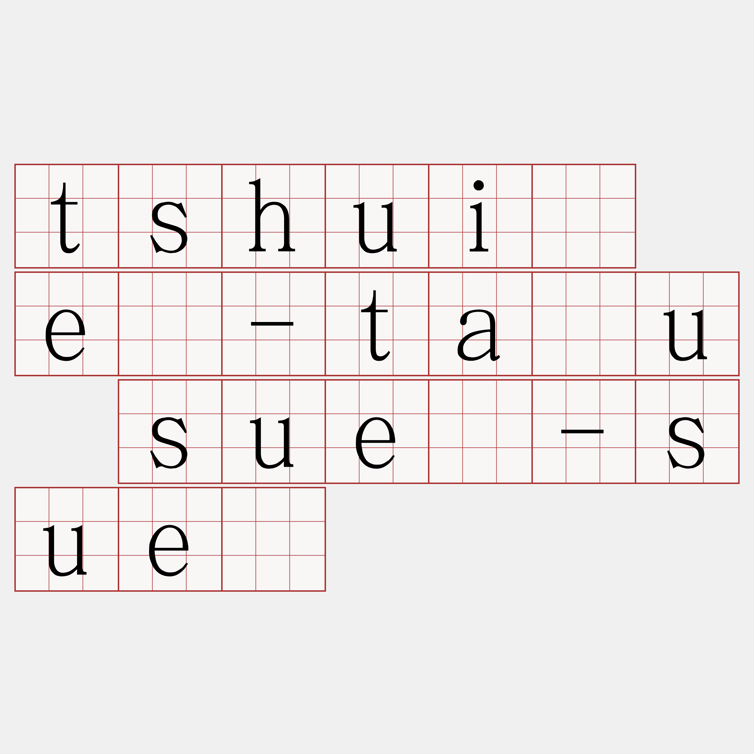 tshuì ē-táu suê-suê